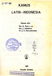 Kamus Latin - Indonesia