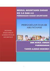 Modul Akuntansi Dasar : Persamaan Dasar Akuntansi