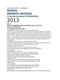 Modul Menata Produk